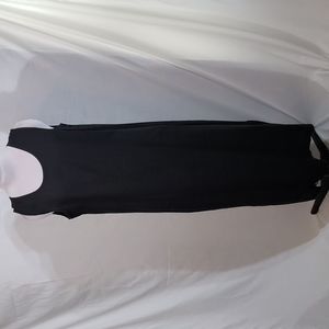 EUC CTC Linens Black Linen Sleeveless Maxi Dress Medium